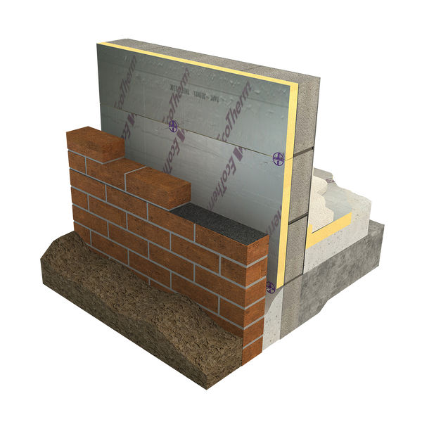 Ecotherm Eco-Cavity Partial Fill Cavity Wall Board 1200 x 450 100mm (Pack of 5)